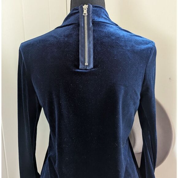 Torn by Ronny Kobo Blue Velvet Whimsigoth Fairy Grunge Witchy Romantic Top S - Picture 9 of 12